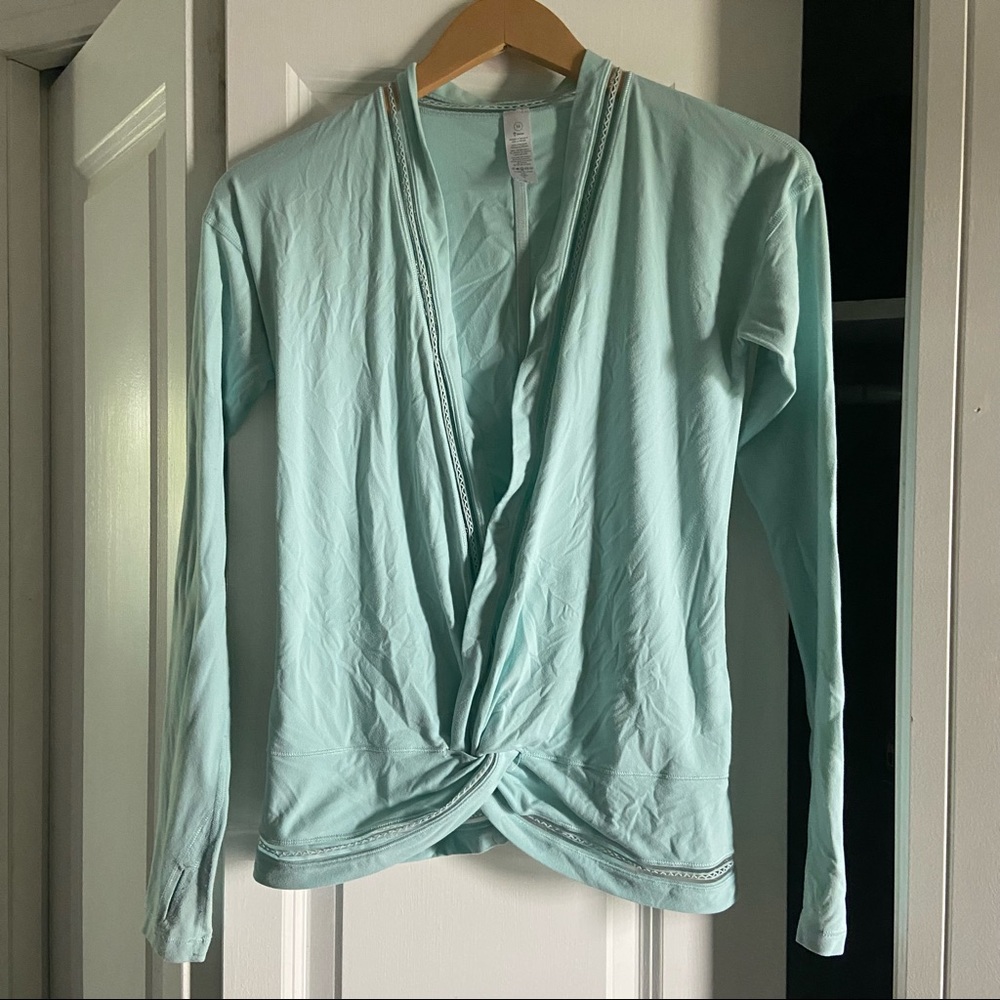 Ivivva by Lululemon On The Move Front Knot Twist Sweater